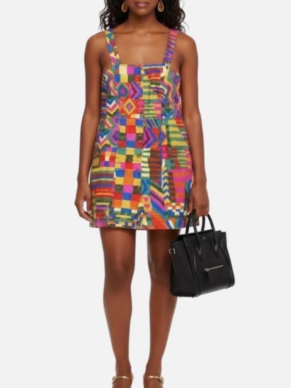 ⭐️Farm Rio Island Tropical Mini Dress Linen XL⭐️